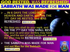 YAHWEH RESTED SO SHOULD YOU